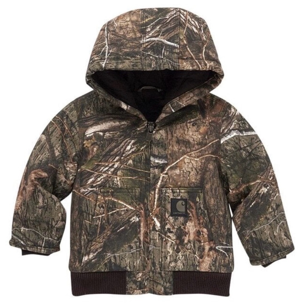 Carhartt Toddler Camo Hooded Jacket